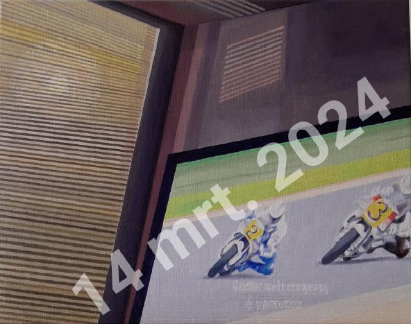 acryl: Bij nacht 1 Afbeelding wordt geladen